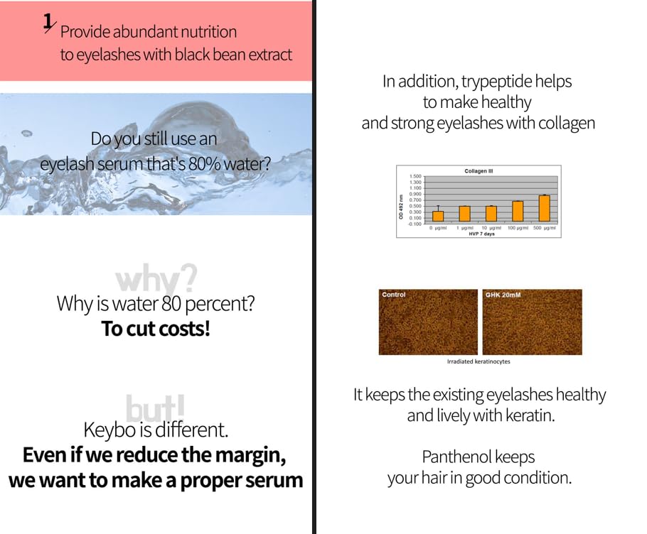 キボ まつげ美容液 lash & brow black bean serum まつげ＆眉毛黒豆美容液